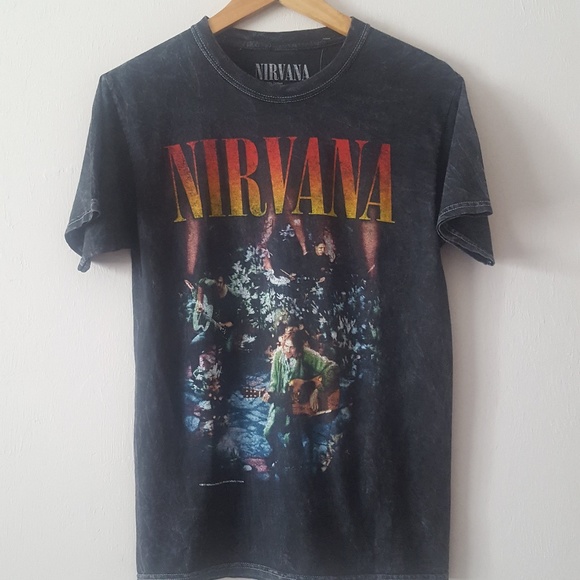 Get Wallpaper Nirvana Tops Nwot Mtv Unplugged Nyc Performance Tshirt Poshmark For Android